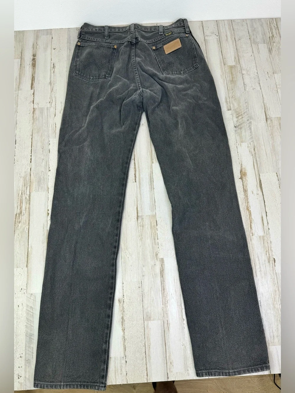 Wrangler Jeans Men's 34x38 Black Cowboy Western Outdoors 13MW2WK